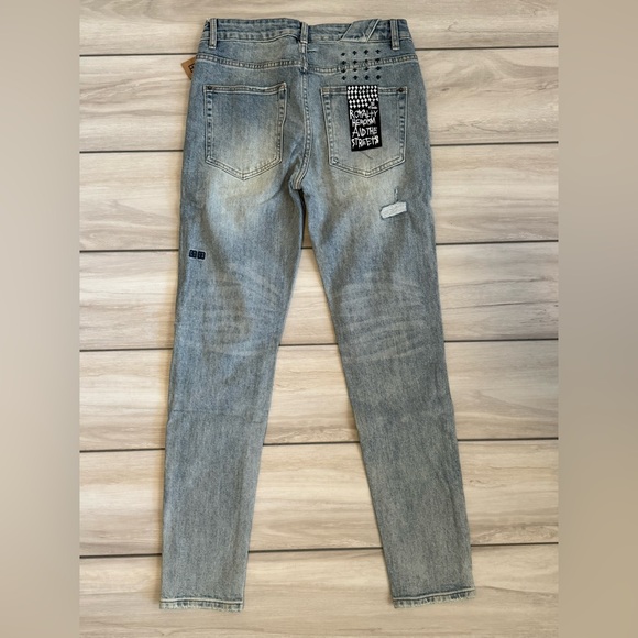 Ksubi Van Winkle Hunter Skinny Jeans Blue Size 30 NWT - Picture 2 of 8